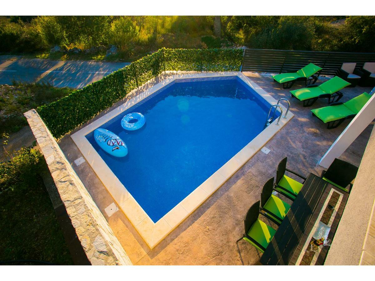 Villa Croatia Sea View With Heated Pool Vinišće Exteriör bild
