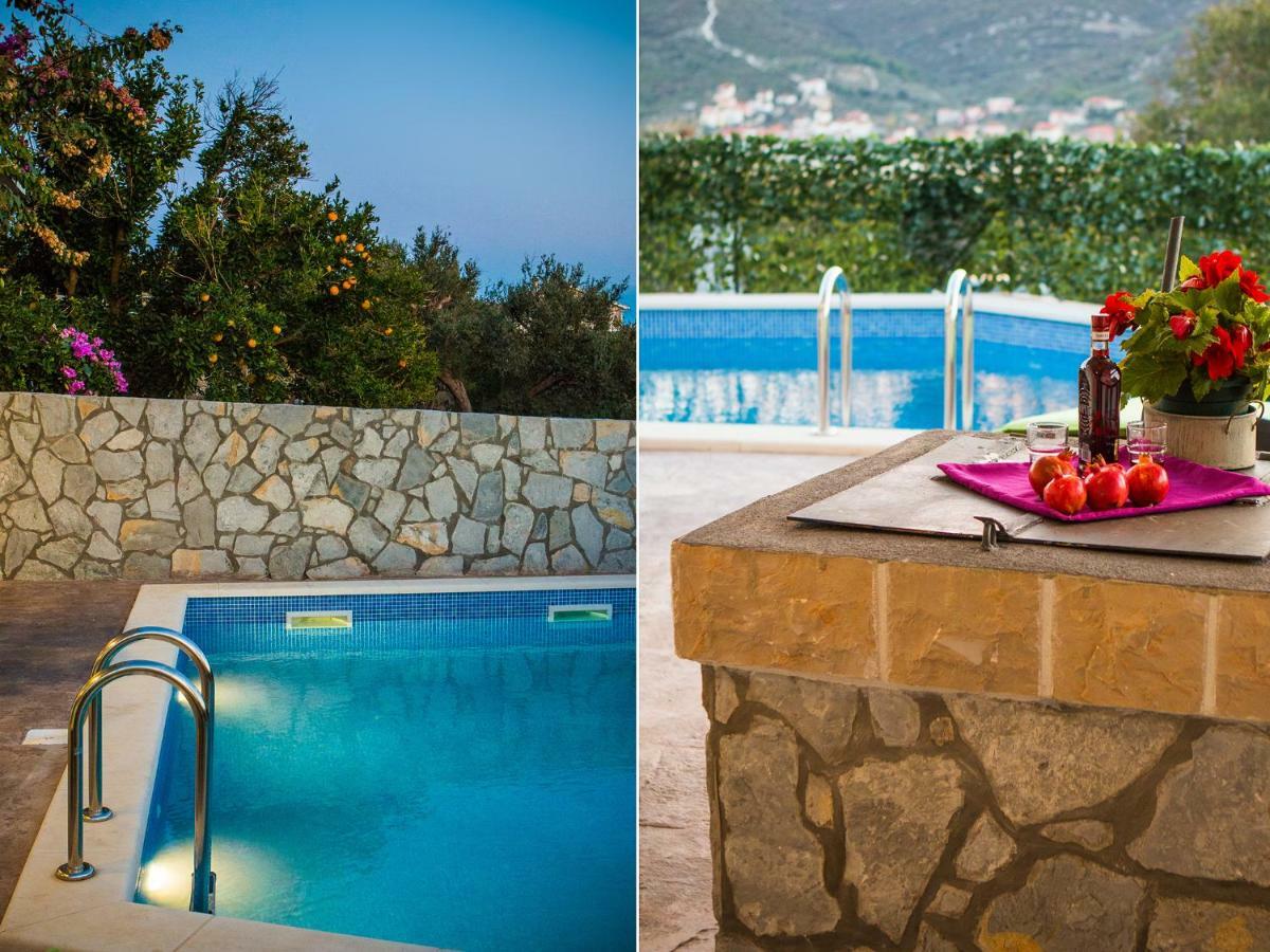 Villa Croatia Sea View With Heated Pool Vinišće Exteriör bild